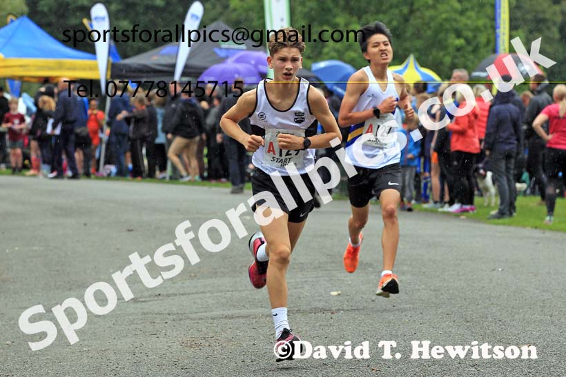 Boys under-15s 2023 Northern 6 and 4 Stage Relays and Youngsters, Birkenhead Park, Wirral.  Photo: David T. Hewitson/Sports for All Pics